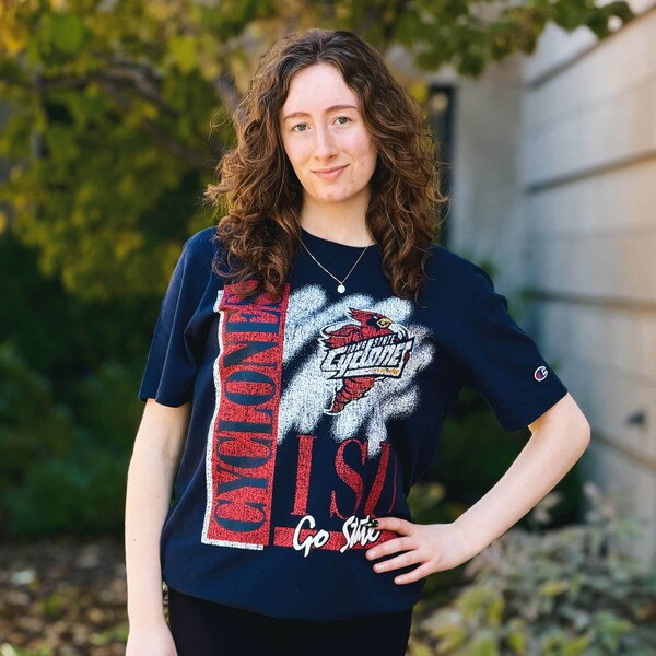 Champion Spirit Collection ISU Navy Puff Short Sleeve T-Shirt SMU